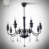 Люстра с хрусталем 20008  "Элегант" - 20008-cl385-pla000-cp000