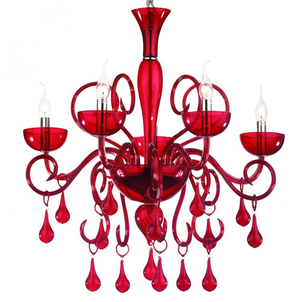 Люстра Ideal Lux Lilly Sp5 Rosso (073453)