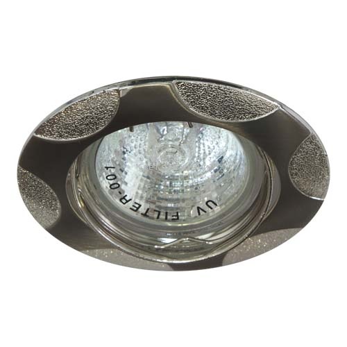 Встраиваемый светильник Feron 156Т MR-16 титан серебро 17767_0