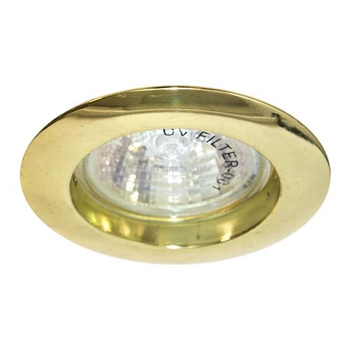 Встраиваемый светильник Feron DL307 золото 15010