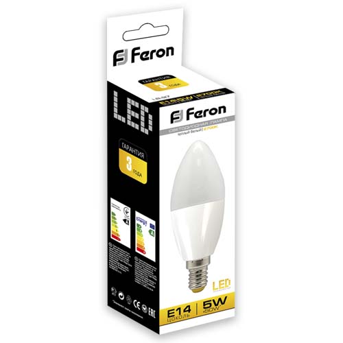 Светодиодная лампа Feron LB-97 5W E14 2700K 25546_1
