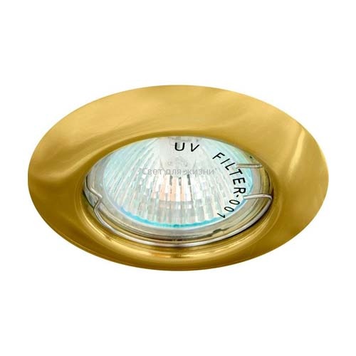 Встраиваемый светильник Feron DL13 золото 15127