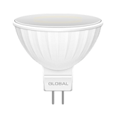 LED лампа GLOBAL MR16 5W яркий свет 220V GU5.3 (1-GBL-114) (NEW)