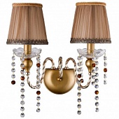 Бра Crystal Lux ALEGRIA AP2 GOLD-BROWN