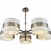 Люстра ALTALUSSE INL-9370P-05 Antique brass & Beige