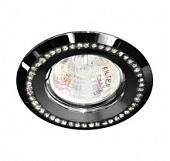 Встраиваемый светильник Feron DL103-BK прозрачный черный 28449