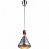 Люстра ALTALUSSE INL-9371P-01 Brushed Nickel & Walnut