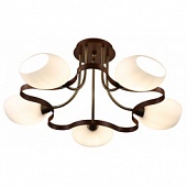 Люстра ALTALUSSE INL-9210C-15 Antique brass & Walnut