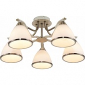 Люстра ALTALUSSE INL-9288C-05 Antique brass & Ivory